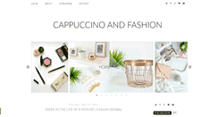 Desktop Screenshot of cappuccinoandfashion.com