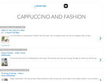 Tablet Screenshot of cappuccinoandfashion.com